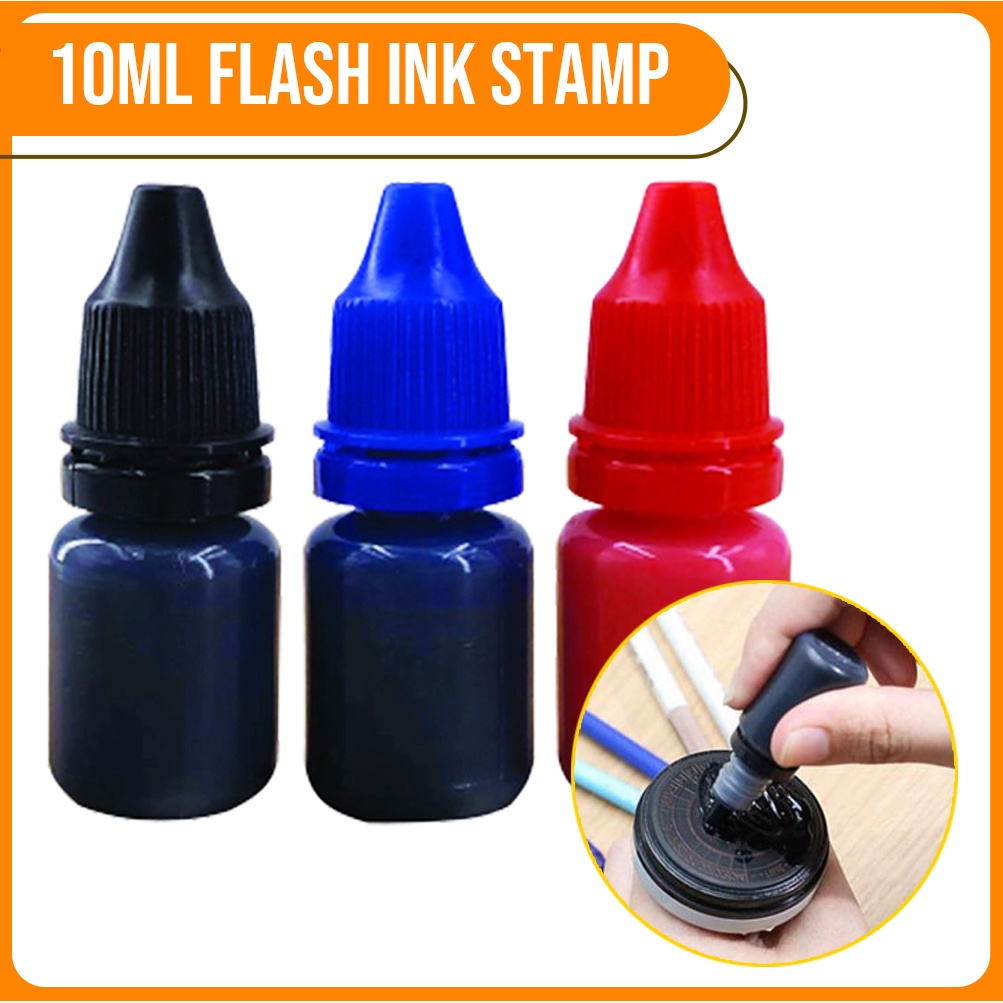 Flash Ink Stamp Benefits 10ml - Refill Ink For Photosensitive Seal ...