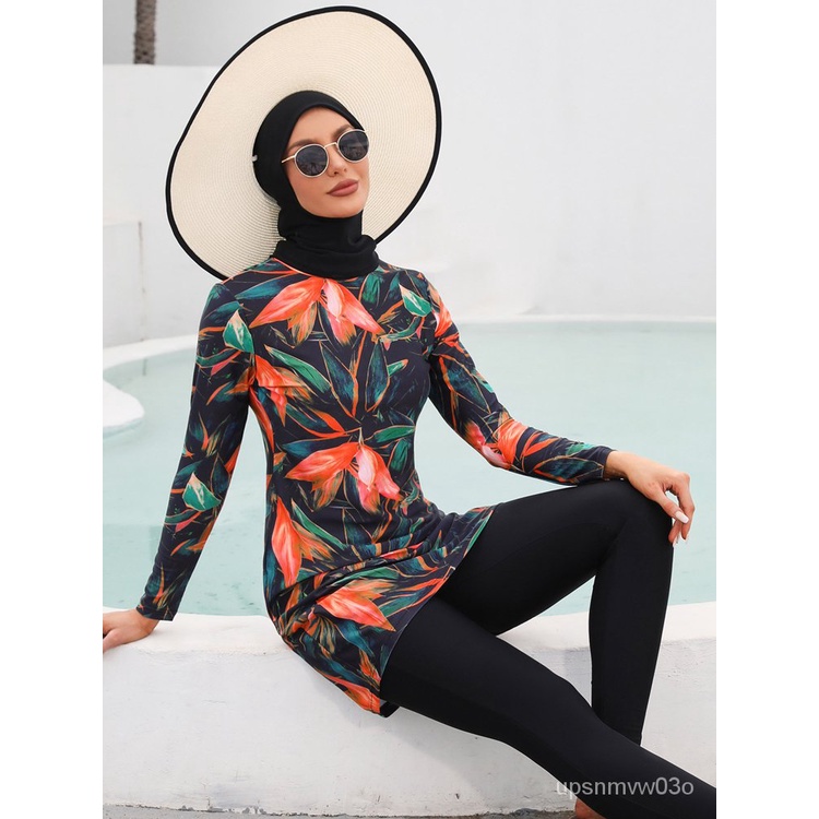 Muslim Swimwear Women 2022 New Long Arabic Islamic Swiming Suit Wear ...