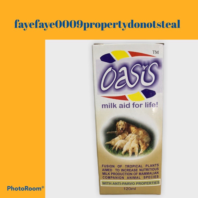 Oasis Anti Parvo Milk Enhancer for Lactating Dogs and Cats (120ml