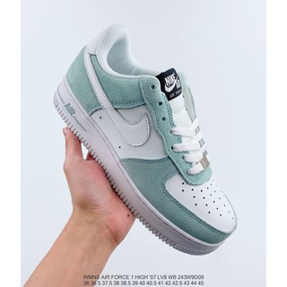 green air force ones womens