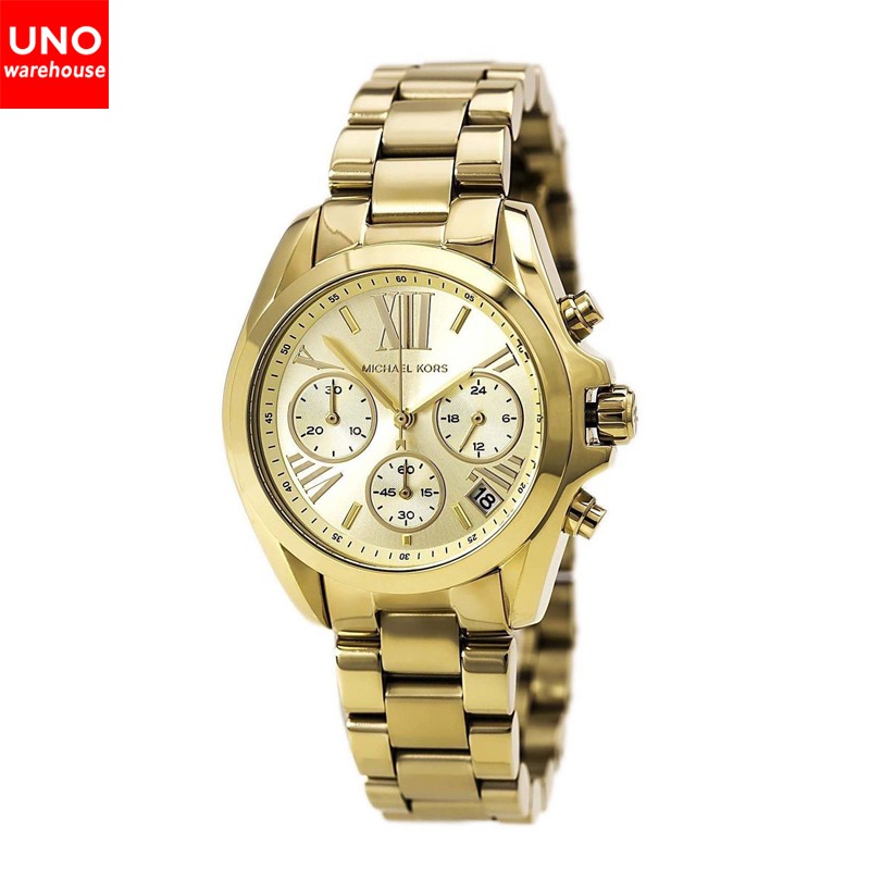 gold tone michael kors watch