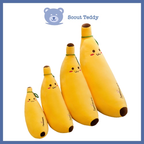 Giant Stuffed Toy Banana- 80cm; Cute Stuffed Toy; Gift, Birthday, COD ...