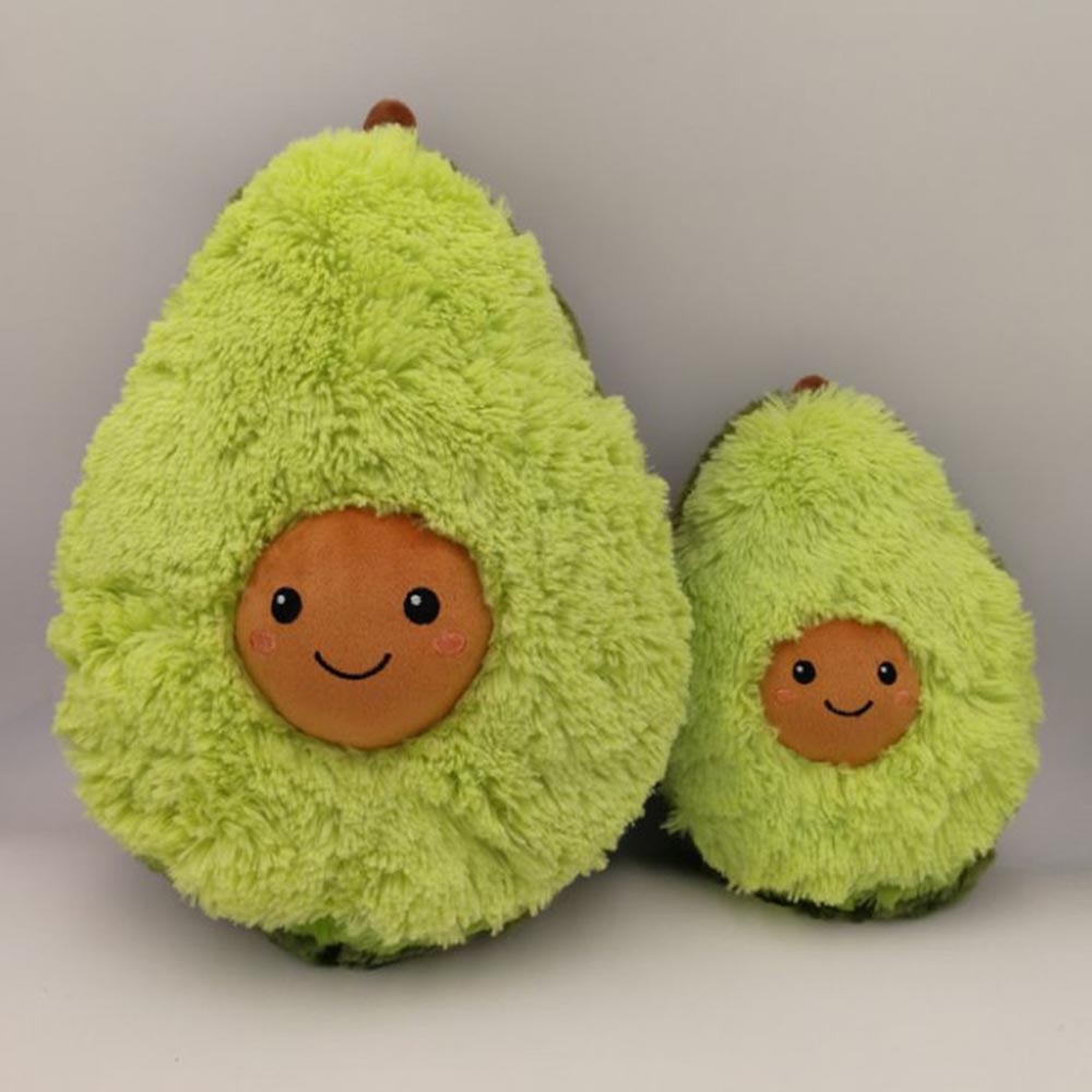 plush avocado pillow