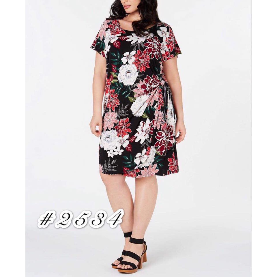 floral dress designs for plus size