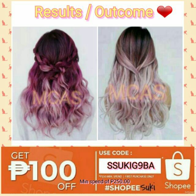 Red Violet Bio Organic Permanent Hair Color Shopee Philippines