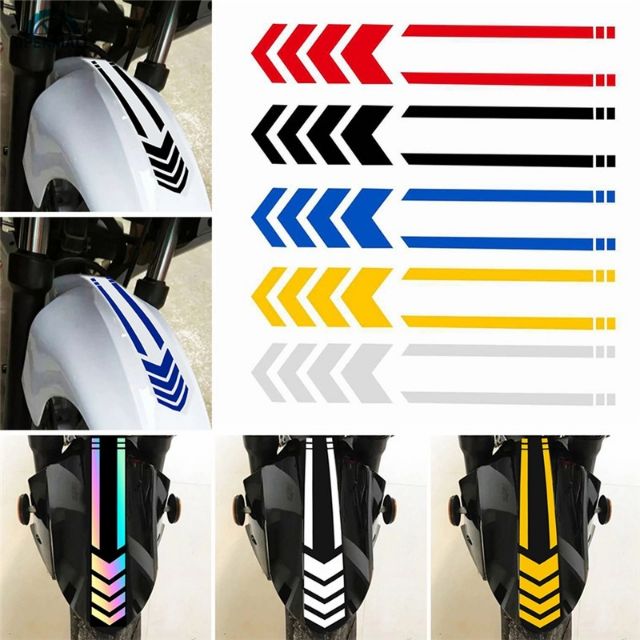 Motorcycle fender universal reflectorized sticker vinyl Shopee
