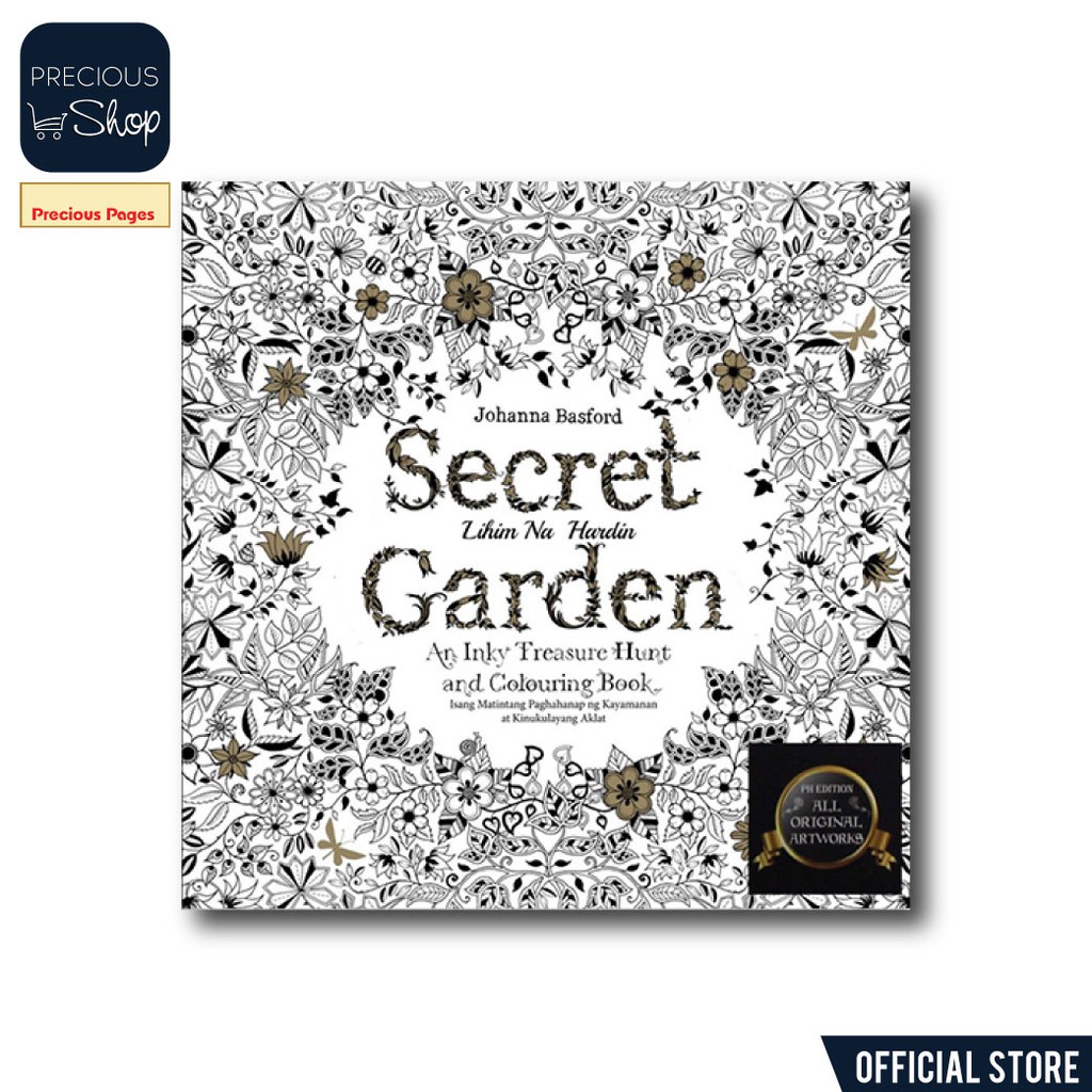 Download Secret Garden Adult Coloring Book The Filipino Edition Shopee Philippines