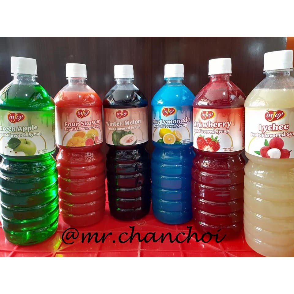 INJOY FRUIT FLAVORED SYRUPS Shopee Philippines