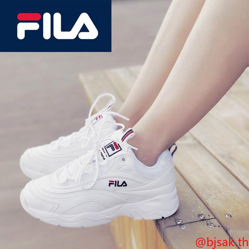 fila pure white shoes