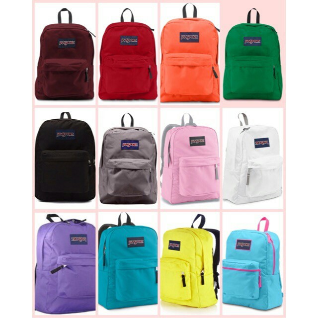 jansport bag plain colors