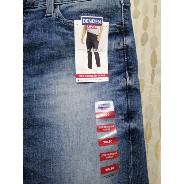 DENIZEN® from Levi's® Men's 208 Regular Taper Fit Jeans 30x30 | Shopee  Philippines