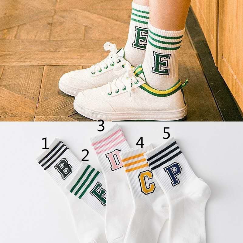 Varsity Letter Iconic Socks Shopee Philippines