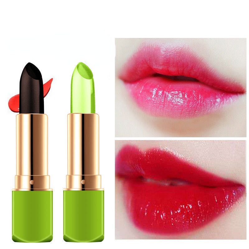 Red Cherries Color Changing Lipstick Aloe Vera Strawberry Long Lasting ...