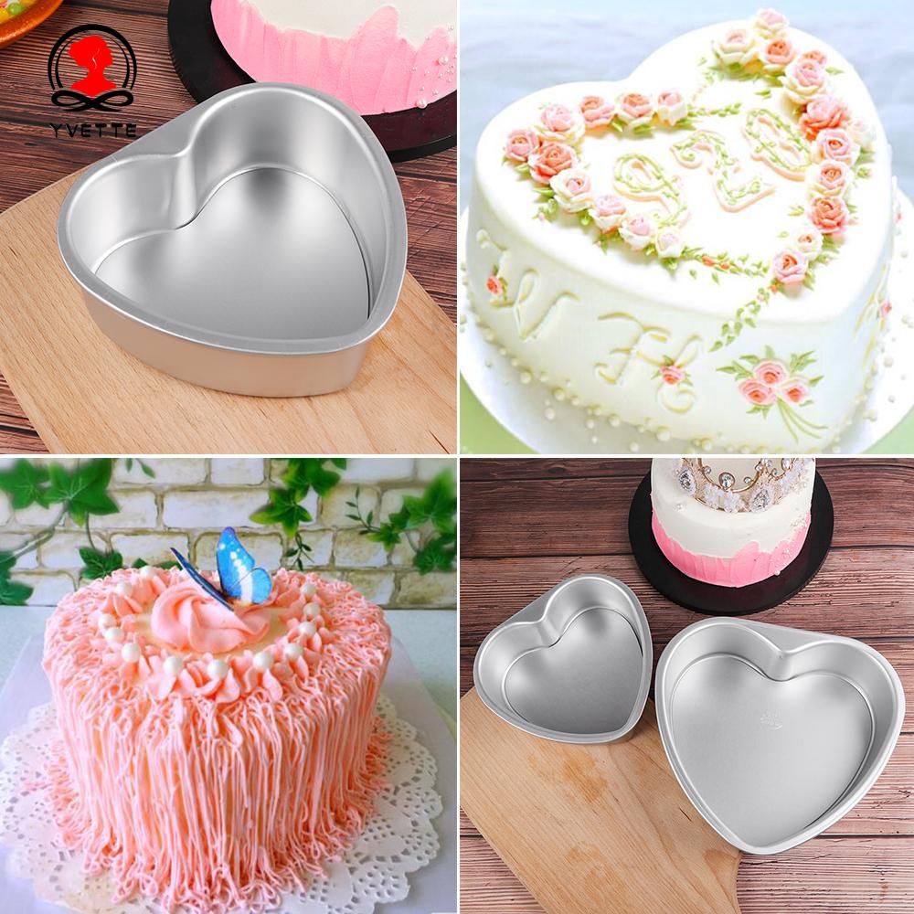 Yvette Removable Bottom Home Kitchen Heart Shaped Cake Pan Shopee Philippines