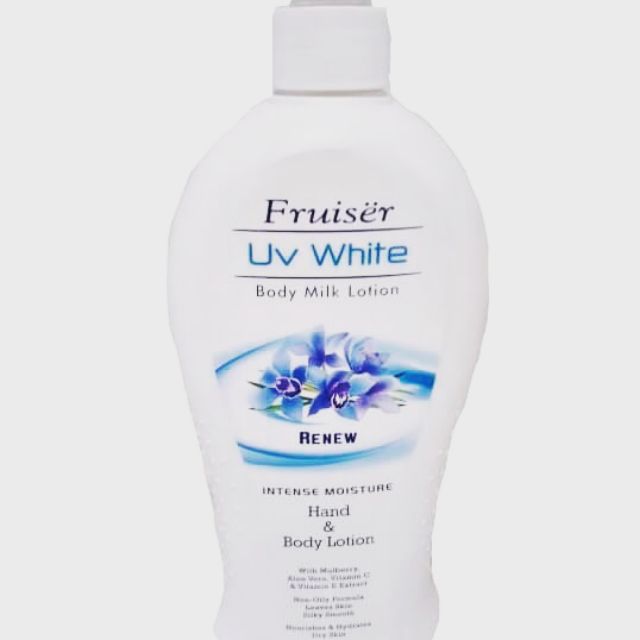 fruiser uv white body milk lotion