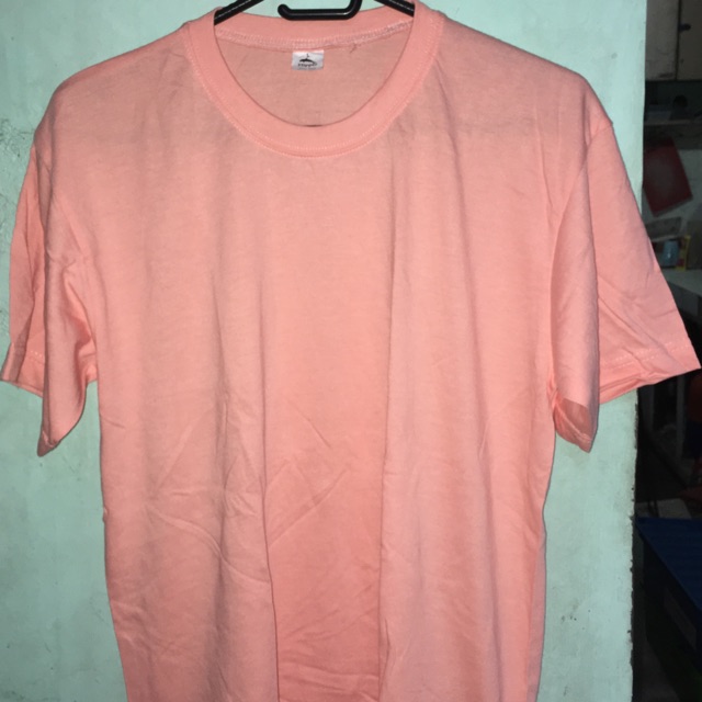 peach plain t shirt