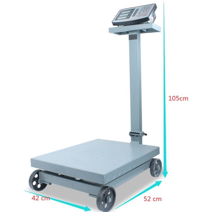 RECHARGEABLE Electronic BENCH Weighing Scale 400 kgs x 100 gms | Shopee ...