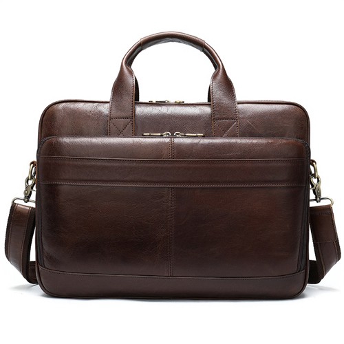 genuine leather briefcase bag