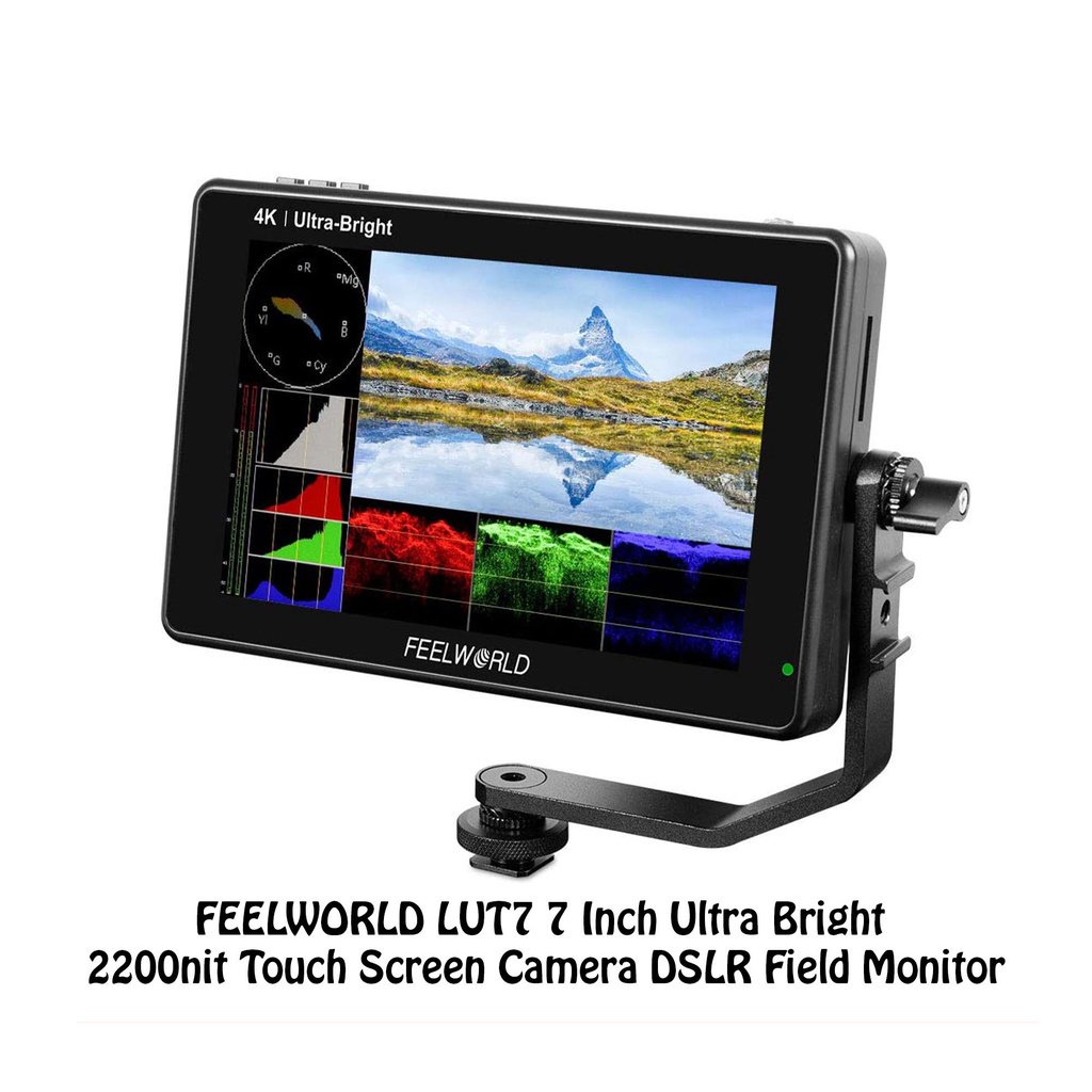 Feelworld LUT7 7 Inch Ultra Bright 2200nits Touch Screen Camera DSLR ...