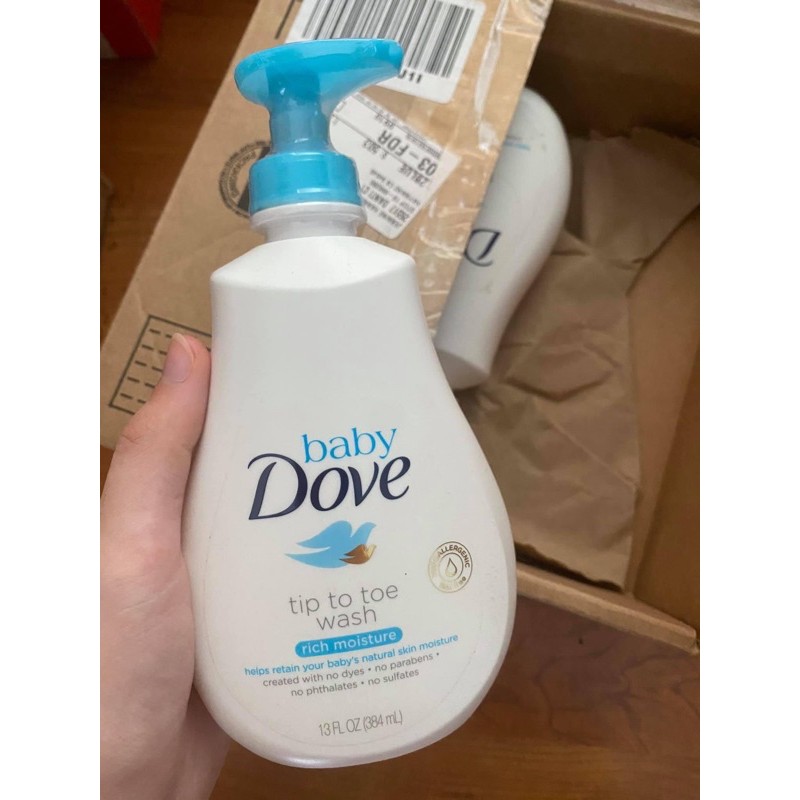 baby dove tip to toe