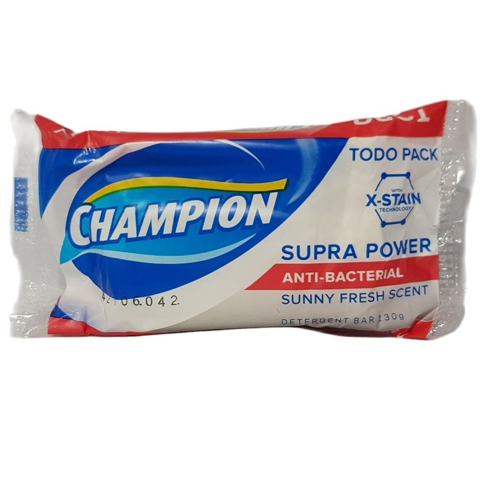 CHAMPION Detergent Bar Soap Todo Pack Sunny Fresh (24 pieces single