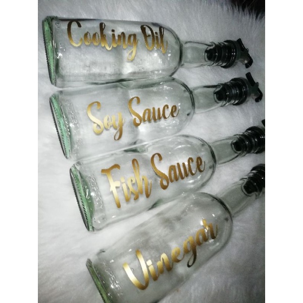 Personalized Bottle Condiments Shopee Philippines