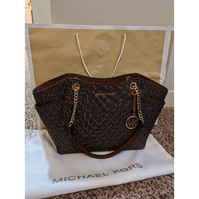 michael kors jet set travel large chain