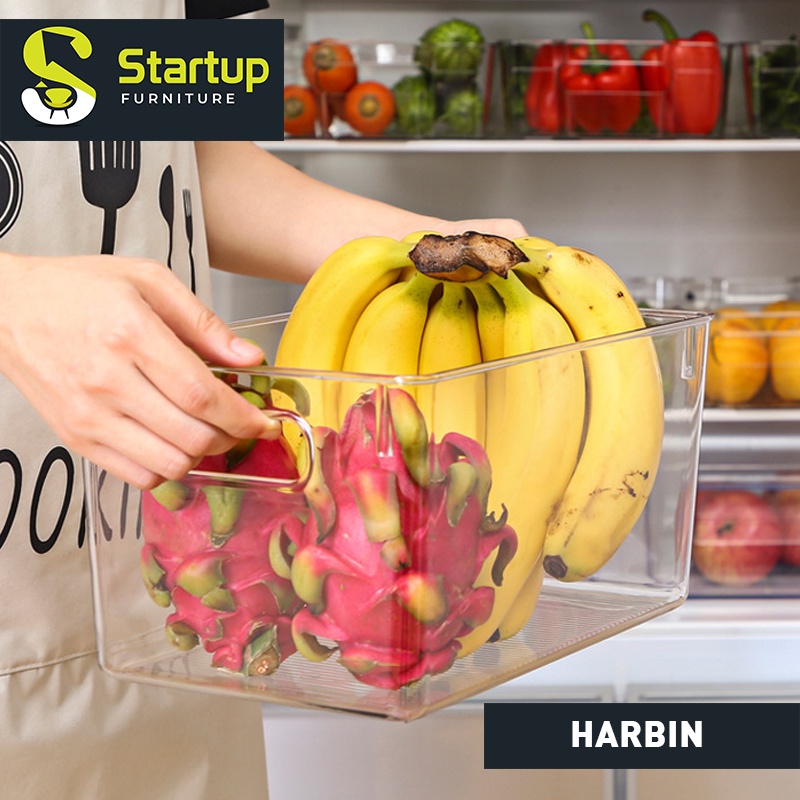 Transparent Acrylic Storage Organizer for ref desk wardrobe food storage sorting cosmetic