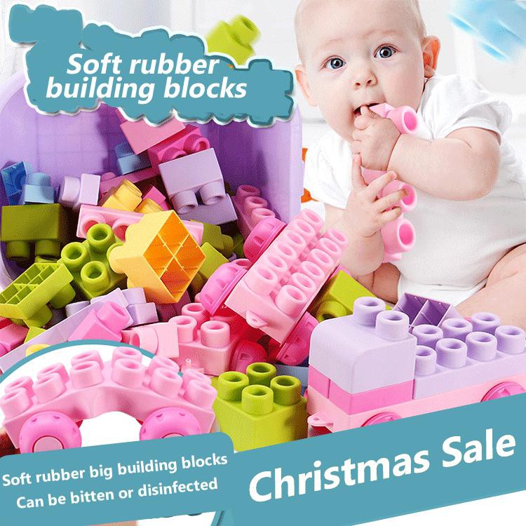 rubber building blocks for toddlers