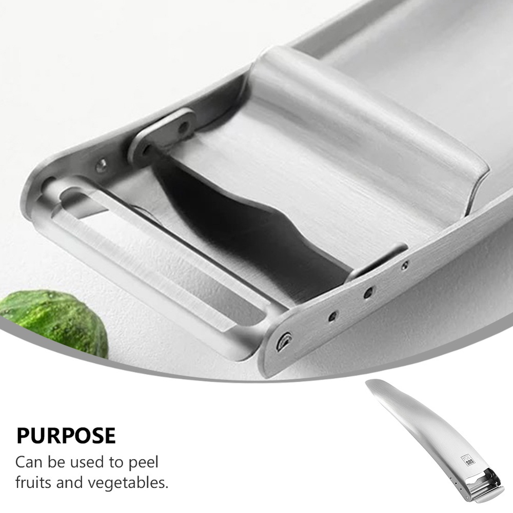 1pc Stainless Steel Peeler Knife For Easy Peeling & Multifunctional Fruits  And Vegetables Peeler Knife, Kitchen & Restaurant Fruit And Vegetable Tool