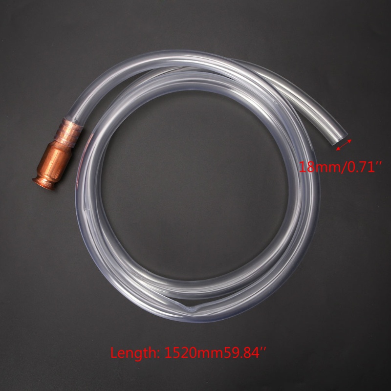 weroyal Gas Siphon Pump Gasoline Fuel Water Shaker Siphon Safety Self Priming Hose Pipe