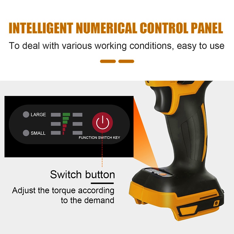 KEELAT KID004  Electric lmpact Wrench Cordless Brushless Wrench lmpact Driver Ratch Wrench Drill — view 8