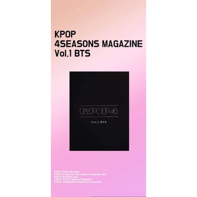 Kpop 4 Seasons Magazine Vol.1 BTS | Shopee Philippines