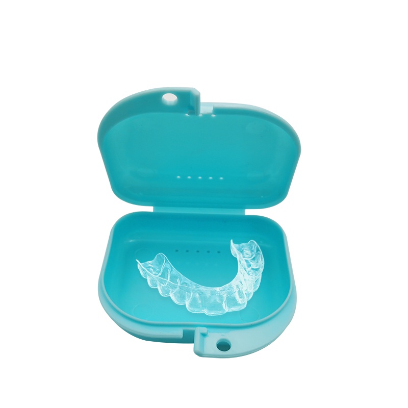 Dental Case Teeth Box Dental Retainer Mouth Guard Tooth Storage Plastic