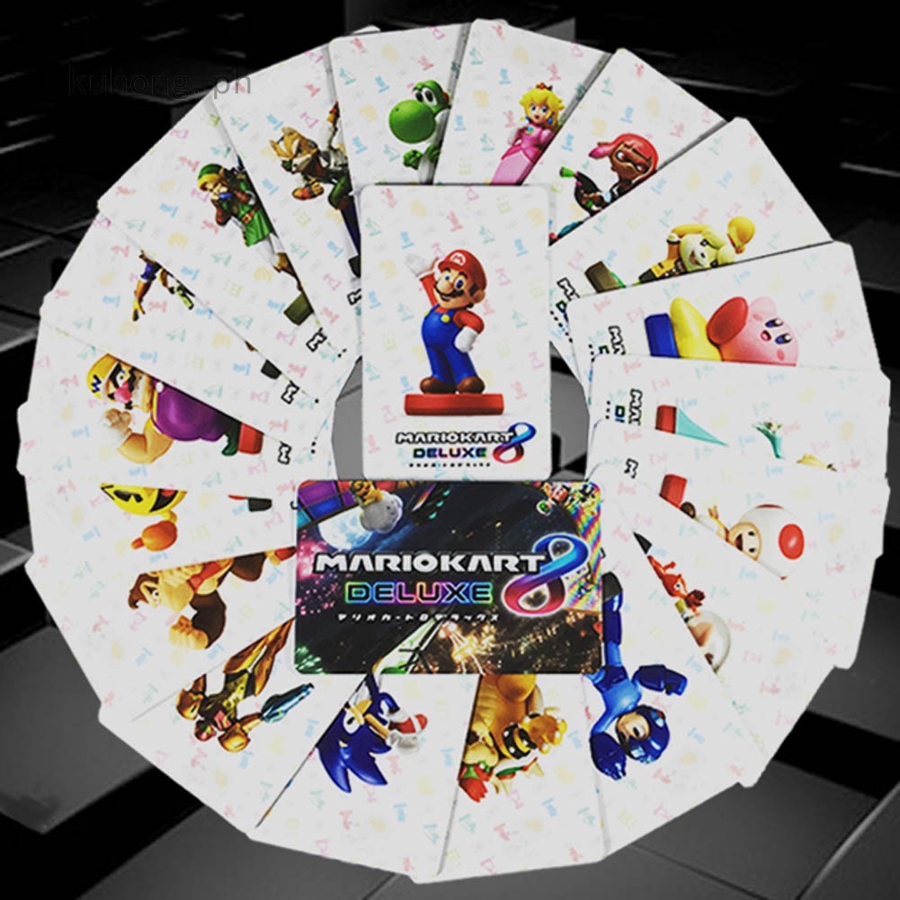 mario kart 8 amiibo cards