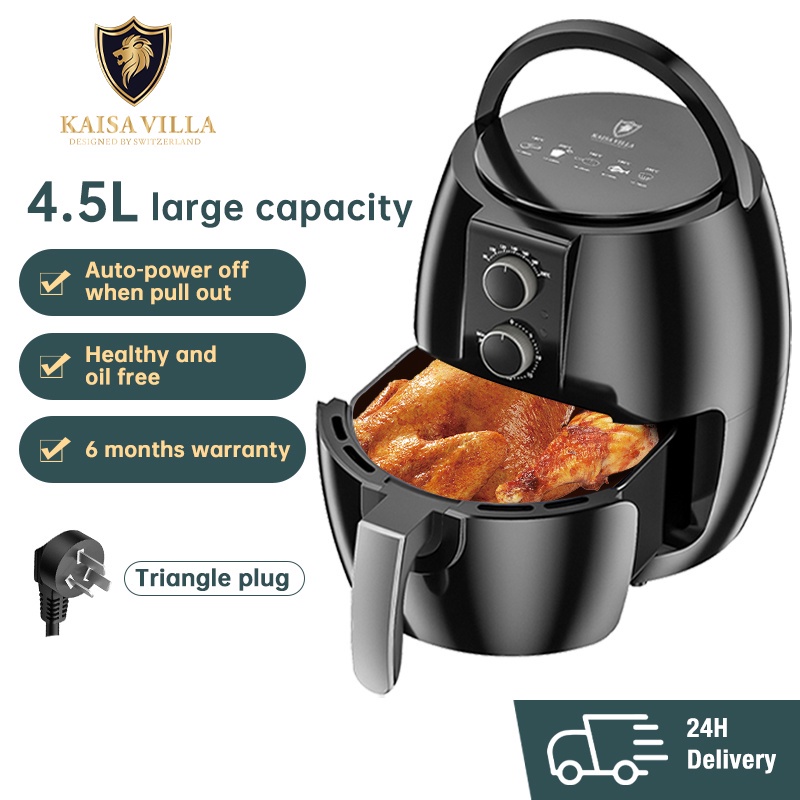 kaisa villa air fryer 4L Air fryer 5.5L Airfryer non stick frying pan