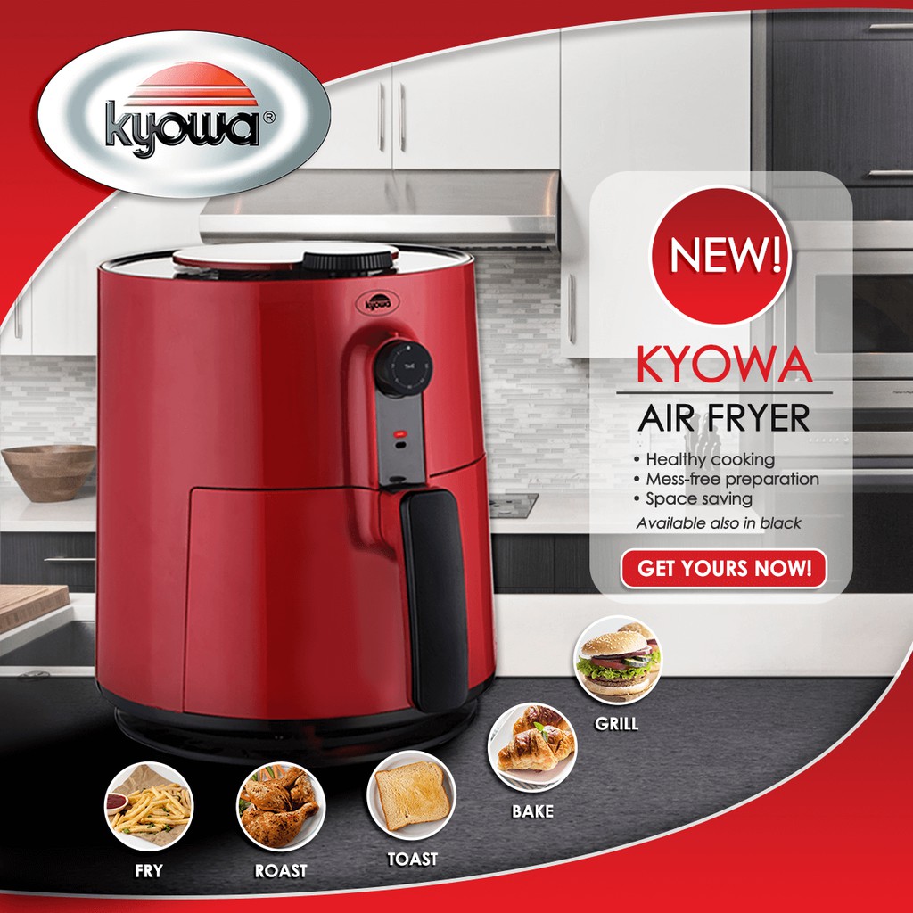 Kyowa KW3810 Air Fryer (Black) Shopee Philippines