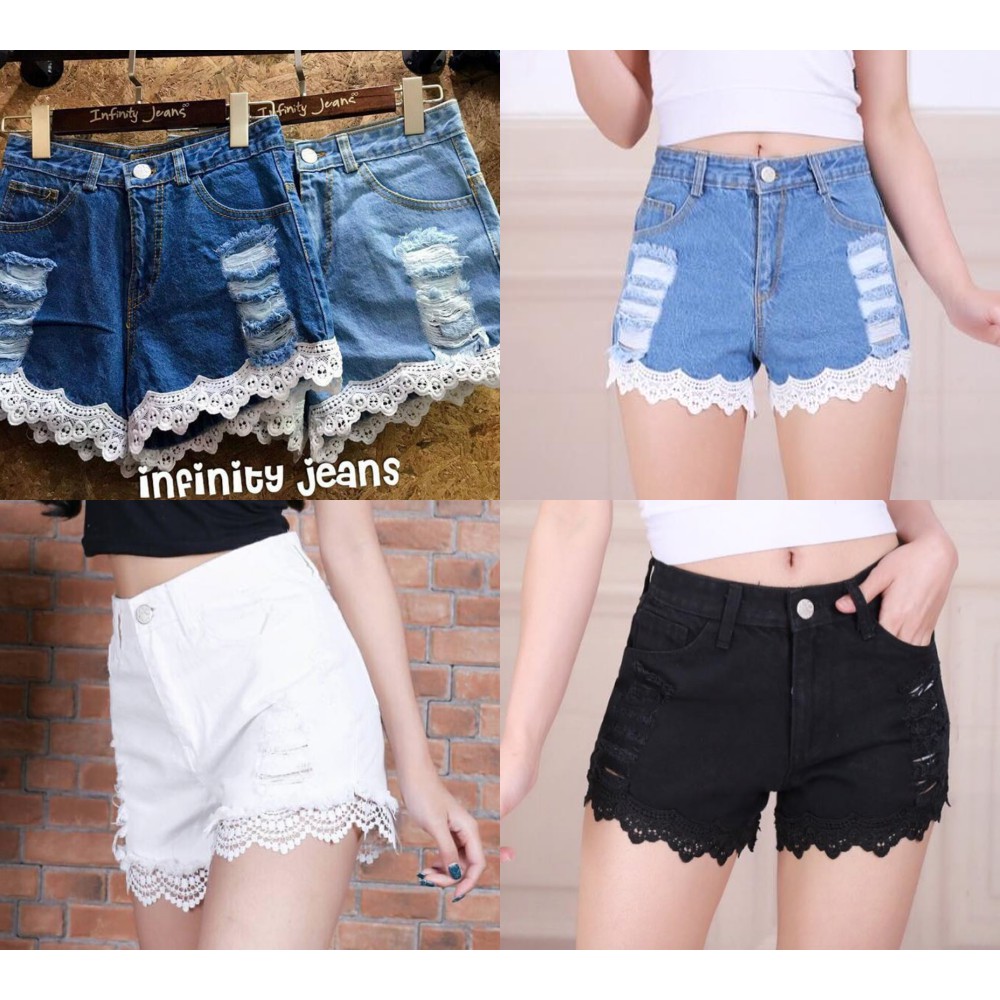 high waisted shorts shopee