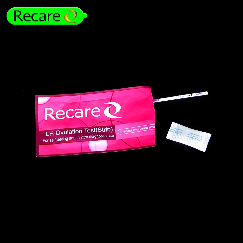 LH Ovulation Test (Strip) Recare  One Step Ovulation Test fast rapid urine lh one step ovulation tes