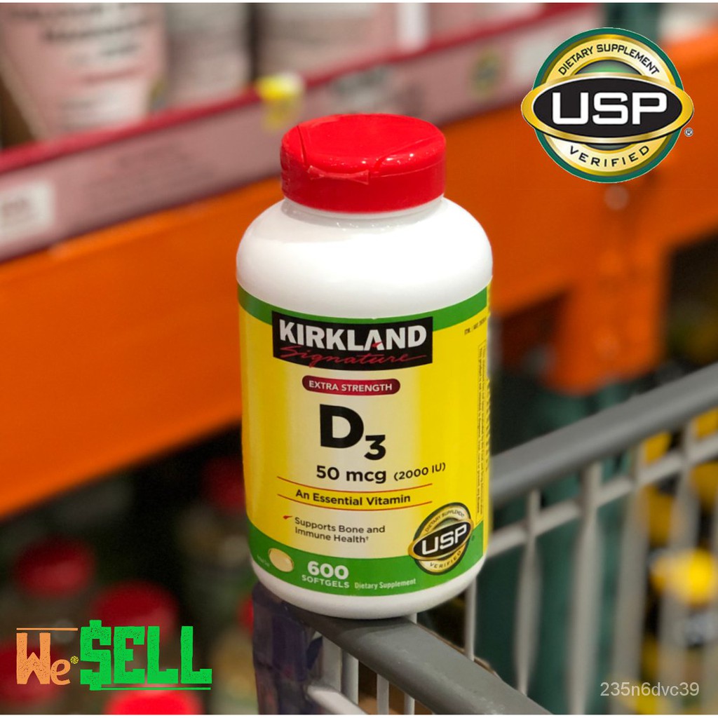 Kirkland D3 Kirkland Signature Extra Strength Vitamin D3 50 mcg 2000 IU