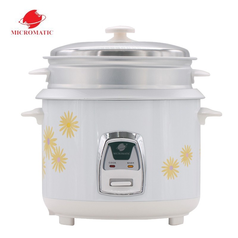 MICROMATIC RICE COOKER 1.8 LITERS WITH STEAMER MRC7018 Shopee