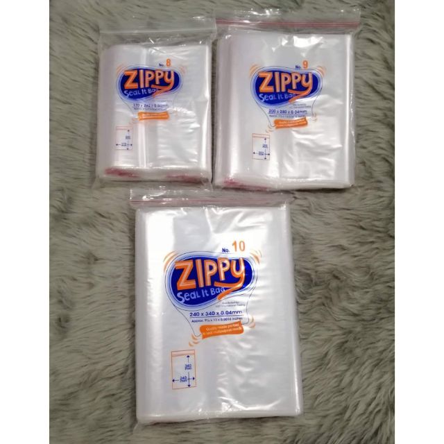 Zippy Zip Lock/Plastic Big Size (100pcs) | Shopee Philippines