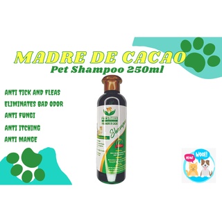 Madre De Cacao Pure Pet Shampoo 250ml for Dog and Cat anti tick and flea