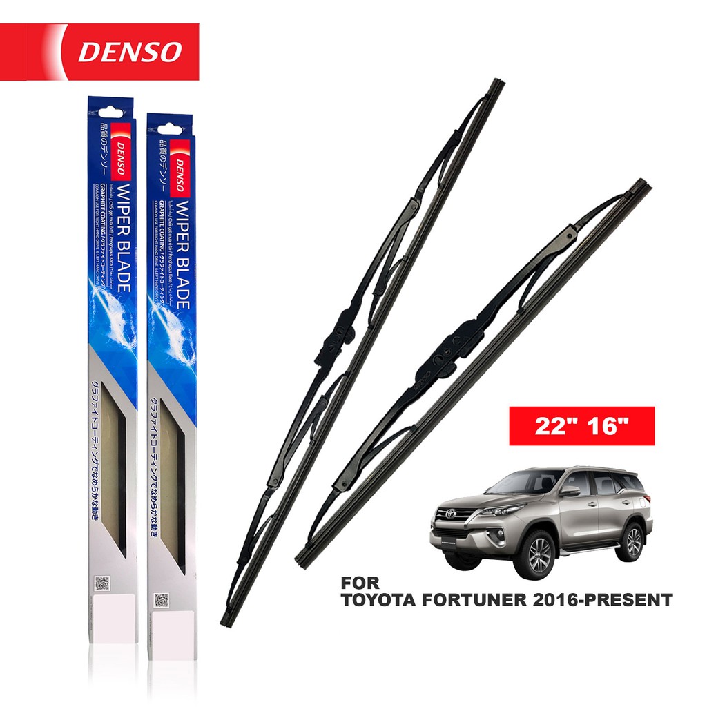 Denso 22" 16" Wiper Blade for Toyota Fortuner 2016 present with