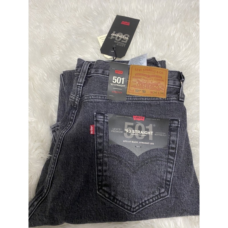 Original Levi's Premium 501 '93 Straight Jeans Men | Shopee Philippines