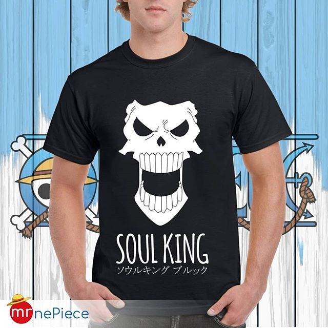 Anime One Piece Soul King Brook T Shirt Opa4brook0001 Shopee Philippines