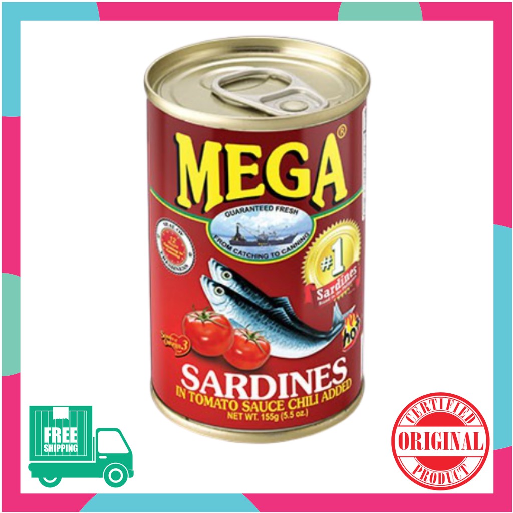 Mega Sardines Red 150 Grams Shopee Philippines