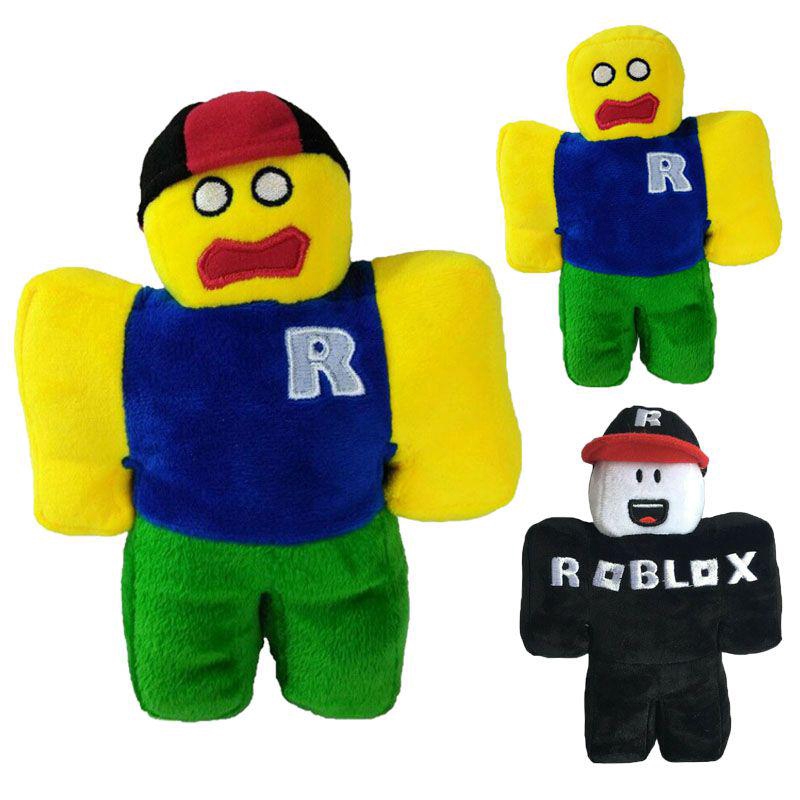 New Classic Roblox Plush Soft Stuffed With Removable Roblox Hat Kids Xmas Gift - roblox red eyes hat