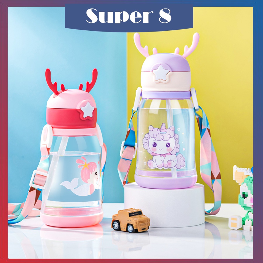 600ml Tumbler For Kids Sippy Cup Water Bottle For Baby Baby Straw Cup ...