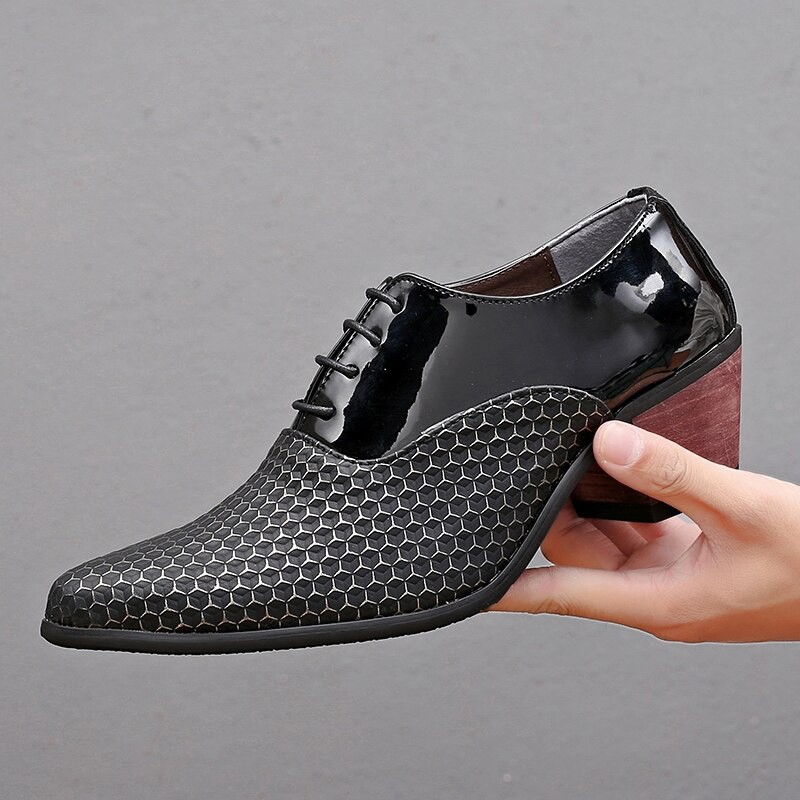 patent leather lace up oxfords